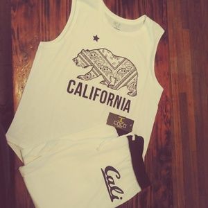 Cali (California) Outfit T Shirt & Capri